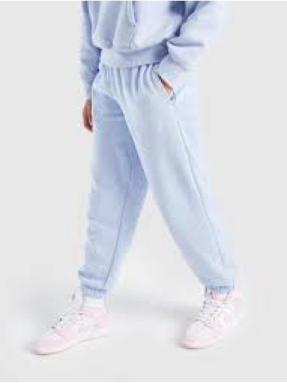 Jordan Girls Brooklyn Fleece Pants Sweatpants Joggers NWT Size L Cobalt Bliss